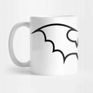 Silhouette Of Bat Mug